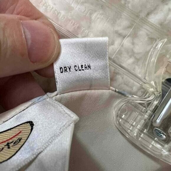 Merona skirt Womens size 8 Gold cotton blend shell polyester liner side zip - Picture 5 of 10